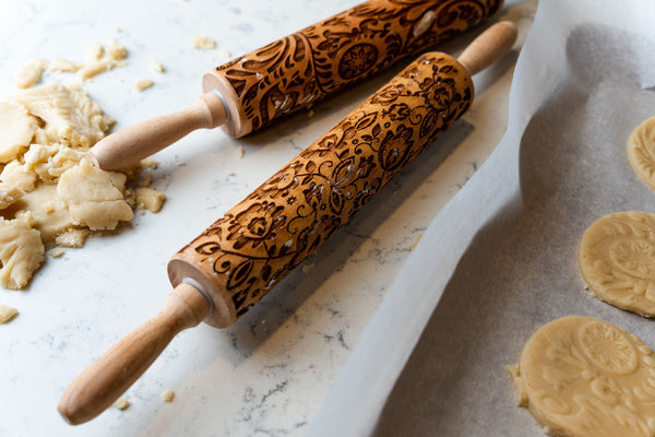 Ares™ Embossed Cookie Rolling Pins